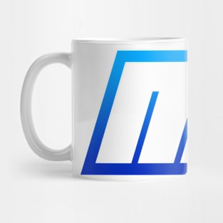 Scorpio Blue Gradient Outline Mug